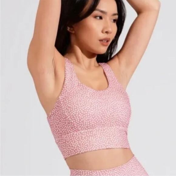 Buff Bunny Rosa Long Line Sports Bra - Picture 1 of 7